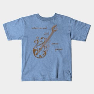 Music Speaks Kids T-Shirt